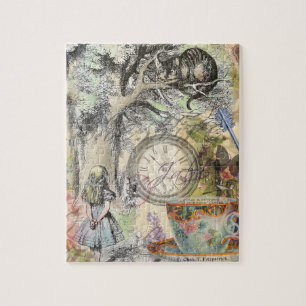 Cheshire Kat Alice Wonderland Klassieker Legpuzzel