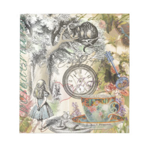 Cheshire Kat Alice Wonderland Klassieker Notitieblok