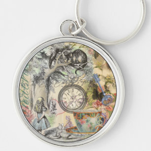 Cheshire Kat Alice Wonderland Klassieker Sleutelhanger