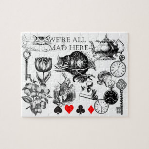 cheshuurkat klassieke alice uit wonderland legpuzzel