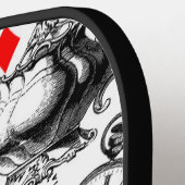 cheshuurkat klassieke alice uit wonderland pickleball paddle (Links Detail)