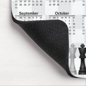 Chess 2026 Calendar Mousepad Muismat (Hoek)