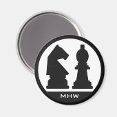 CHESS aangepaste magneet (Voorkant / Achterkant)