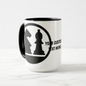 CHESS aangepaste mokken (Voorkant links)