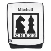 CHESS aangepaste naam backpack (Voorkant)