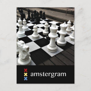 Chess Amsterdam Briefkaart