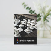 Chess Amsterdam Briefkaart (Staand voorkant)