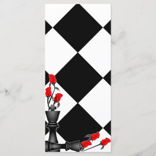 Chess and Rozen Gothic Wedding Menu