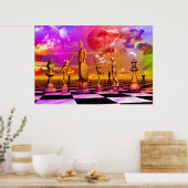 Chess art beste schaken poster (Keuken)