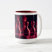 Chess Art Café Mug - Design du jeu d'échecs Imprim (Devant droit)