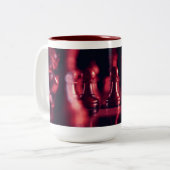 Chess Art Café Mug - Design du jeu d'échecs Imprim (Devant gauche)