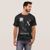 Chess Basketball Board King T-shirt (Voorkant volledig)