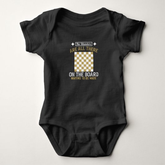 Chess - Blunders wachten op het maken Romper (Voorkant)