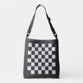 Chess Board Crossbody Tas (Achterkant)