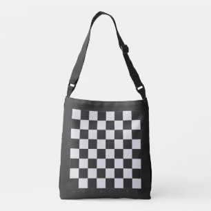 Chess Board Crossbody Tas