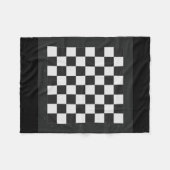 Chess Board Fleece Deken (Voorkant (Horizontaal))