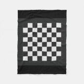 Chess Board Fleece Deken (Voorkant)