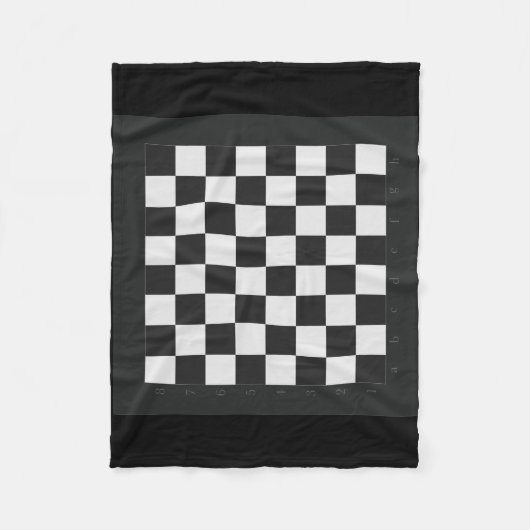 Chess Board Fleece Deken (Voorkant)