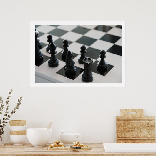 Chess Board Poster (Keuken)