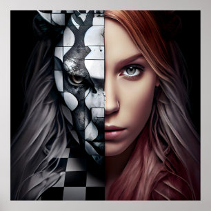 Chess Board Poster