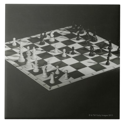 Chess Board Tegeltje (Voorkant)