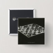 Chess Board Vierkante Button 5,1 Cm (Voorkant /achterkant)
