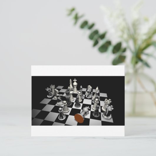 Chess Briefkaart (Staand voorkant)