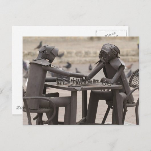 Chess Briefkaart (Voorkant / Achterkant)