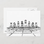 Chess Briefkaart (Voorkant / Achterkant)