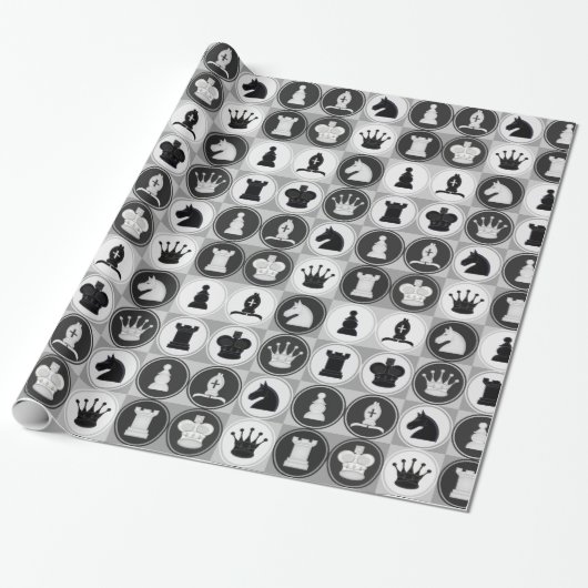 Chess Cadeaupapier (Uitgerold)