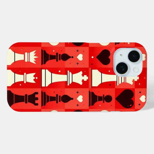 Chess Case-Mate iPhone Case (Achterkant (horizontaal))