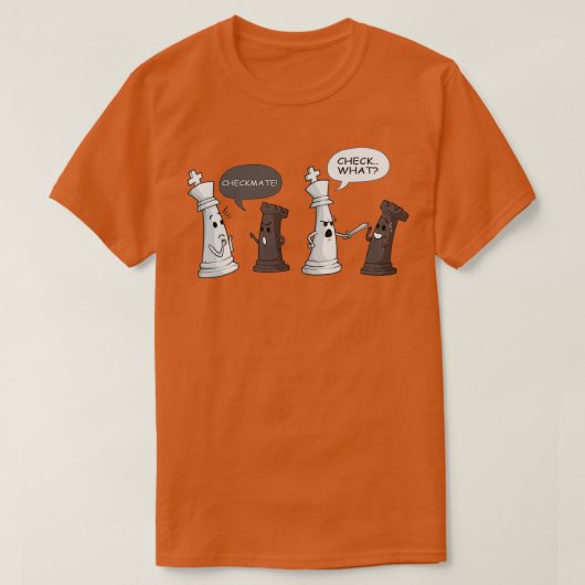 Chess Castle is King 1 T-shirt (Design voorkant)