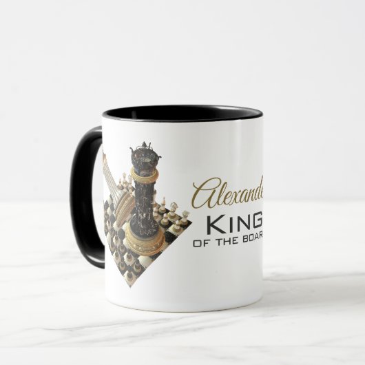 Chess Champion Chess Board Mok (Voorkant links)