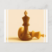 Chess Checkmate Briefkaart (Voorkant)