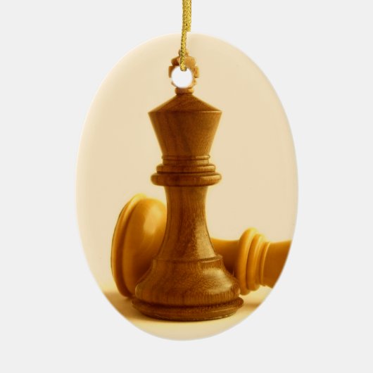 Chess Checkmate Ornament (Voorkant)