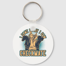  Chess Checkmate Quote Sleutelhanger