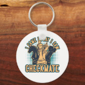 Chess Checkmate Quote Sleutelhanger (Voorkant)