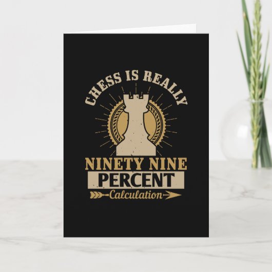 Chess - Chess is echt 99% Berekening Kaart (Voorkant)