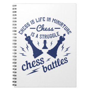 Chess - Chess is het leven in miniatuurvorm Notitieboek