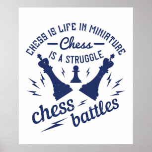 Chess - Chess is het leven in miniatuurvorm Poster