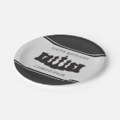 Chess Chess King Birthday Papieren Bordje (Gekanteld)