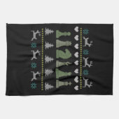 Chess - Chess Pineersels Ugly Kerstmis Theedoek (Horizontaal)