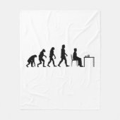 Chess - Chess Player Evolution Fleece Deken (Voorkant)