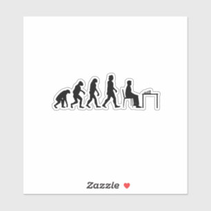Chess - Chess Player Evolution Sticker