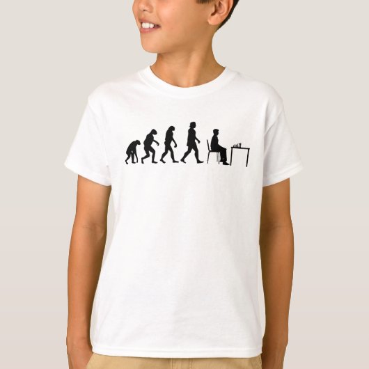 Chess - Chess Player Evolution T-shirt (Voorkant)