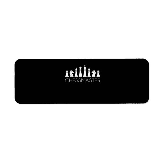 Chess - Chessmaster Etiket (Voorkant)