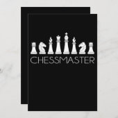 Chess - Chessmaster Feestdagenkaart (Voorkant / Achterkant)