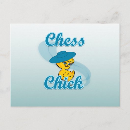 Chess Chick #3 Briefkaart (Voorkant)