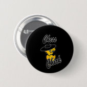 Chess Chick #4 Ronde Button 5,7 Cm (Voorkant /achterkant)