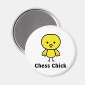 Chess Chick Magneet (Voorkant / Achterkant)